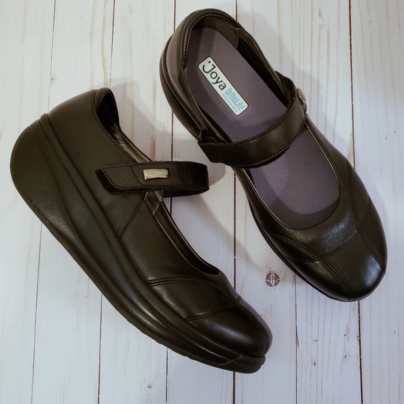 Joya Shoes Joya Ortholite Marilyn Black Leather Support Shoes Poshmark